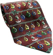 Christmas Ornament Santa Claus Decoration Bows Novelty Necktie - $11.29