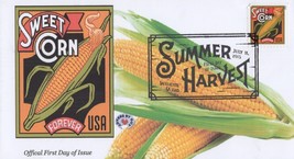 ZAYIX US 5004-07 Summer Harvest 4 &#39;Covers by Guy&#39; Limited cachet FDC 031... - £15.94 GBP