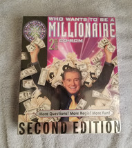Who Wants To Be A Millionaire CD-ROM 2nd Edition Windows/Mac 2000 Factory Sealed - £15.94 GBP