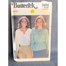 Butterick Misses Blouse Shirt Sewing Pattern sz 14 5656 - uncut - £11.08 GBP