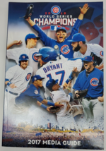 2017 Chicago Cubs Media Guide MLB Baseball World Series Champions VG - $14.84