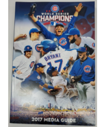 2017 Chicago Cubs Media Guide MLB Baseball World Series Champions VG - £11.65 GBP