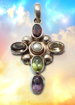 Haunted Necklace No Darkness Shall Cross My Path Highest Light Collection - £76.92 GBP