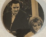 Elvis Presley With Co-Star Vintage Pinback Button J4 - $10.88