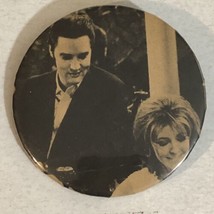 Elvis Presley With Co-Star Vintage Pinback Button J4 - £8.69 GBP