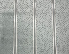 Brunschwig &amp; Fils Salvator Velvet Mist Blue Exclusive Fabric Rem 20&quot; Long X 51&quot;W - £79.92 GBP