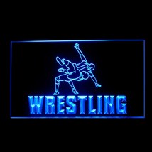 230114B Wrestling Fight Fighting Intense Training Strength Sport LED Light Sign - £17.37 GBP