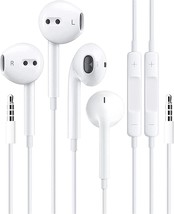 2 Pack Wired Iphone Earbuds/Iphone Headphones/Earphones With 3.5Mm Wired... - $38.99