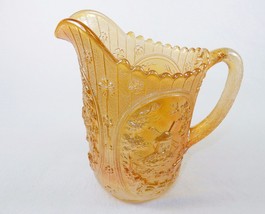 Vintage Glass Water Pitcher ~ Marigold, Windmill Pattern, Imperial Glass... - £69.34 GBP