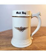 Vtg US Navy Wings Anchor Shield Pilot Beer/Coffee Mug 6.5&quot; H Gold Multic... - £23.53 GBP