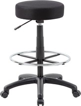 The Black Dot Drafting Stool From Boss Office Products. - £88.08 GBP