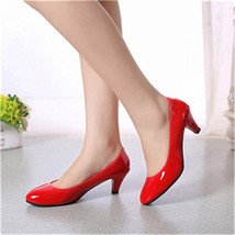 Fashion Office Work Wedding Party Women Shoe Red 37 - £13.62 GBP