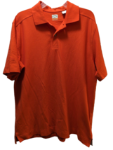 Callaway C-tech Men&#39;s medium M orange polo golf shirt - $9.79