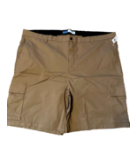 Men&#39;s Old Navy Cargo Straight Leg Elastic waistband Brown Shorts Size 54... - £17.19 GBP