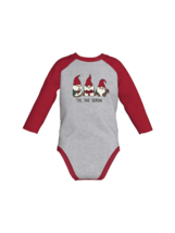 Holiday Time Baby&#39;s Long Sleeve Raglan Bodysuit, Sizes 0-3 Months - £10.24 GBP