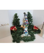 LENOX HOLIDAY SNOWMAN PENCIL FIGURINE WINTER&#39;S COMPANION 2000 11.5&quot; BOXED - $28.66