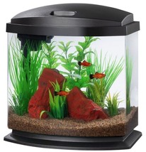 Aqueon LED MiniBow 2.5 SmartClean Aquarium Kit Black - 2.5 gallon - £55.21 GBP