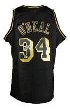 Shaquille O&#39;Neal Signed Lakers Black 96-97 Mitchell &amp; Ness Basketball Je... - £274.00 GBP