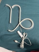 Capricorn Zodiac Sign Wall Art Neon Rope Light Astrology Glow - $14.85