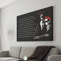 Spartan Poster Motivational Inspiration Quotes Wall Art You&#39;re Human Not Perfect - £20.12 GBP+