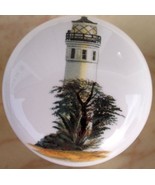 Ceramic knob Light House Lighthouse Point Vincenti CA - $6.05 CAD