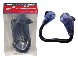 RV Electric Conversion Adapter, 30-A Male x 50-A Female - US Hardware RV... - $23.75