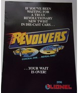 Vintage Lionel Revolvers Die Cast Cars Collectors Catalog 1990 - $5.47 CAD