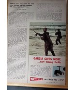 Original Vintage Ad Garcia Dual Sided Mitchell 402 Reel 1960&#39;s - £6.74 GBP