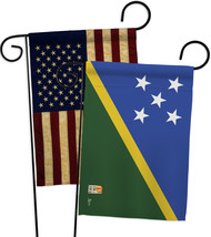 Solomon Islands - Impressions Decorative USA Vintage - Applique Garden Flags Pac - £24.61 GBP
