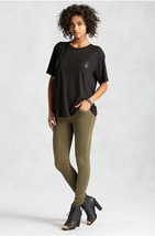 New Womens True Religion Brand Jeans NWT Joan Smalls 32 Skinny Army Olive Green  - £248.42 GBP