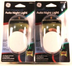 2 Count GE Color Changing LED Auto Night Light 10951 Cool Touch Colorful... - £12.78 GBP