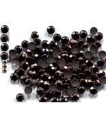 RHINESTUDS Faceted Metal 4mm  BROWN  Hot Fix iron on  2 Gross  288 Pieces - £4.57 GBP