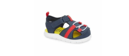 Carter&#39;s Just One You Baby Royal First Walker Sandals (Navy/Red) Size 4T - NEW!! - £14.54 GBP