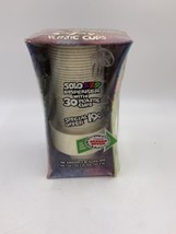 Vintage Solo 579 Dispenser With 30 Plastic Cups White New MCD-1 - $16.30