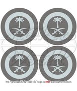 ARABIE SAOUDITE Force Aérienne Avion LowVis 50mm Cocarde Sticker Autocol... - $7.22