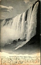 Horseshoe Falls From Below Niagara Falls New York NY UDB Postcard - £3.06 GBP