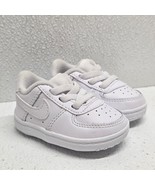 Nike Force 1 Crib CB White Baby Shoes Sneakers 2C Excellent Condition - $29.60