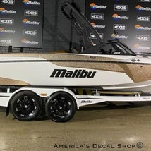 Malibu Boat Yacht Decals 2PC Set Vinyl High Quality New 50” OEM - $99.99