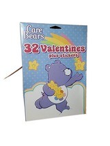 Care Bears 32 Valentines plus Stickers - 2006 - American Greetings - £7.66 GBP