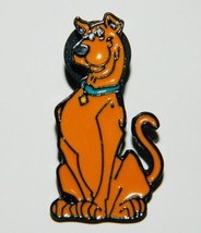 Scooby-Doo Cartoons Scooby Sitting Figure Die-Cut Enamel Metal Pin NEW UNUSED - $7.84