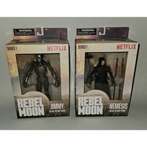 2 Netflix Rebel Moon Series 1 Deluxe Action Figure Lot JIMMY NEMESIS 2023 - £30.54 GBP