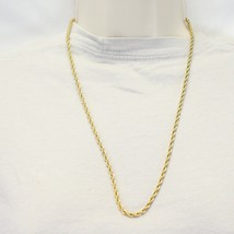Napier Gold Tone Chain Necklace 24&quot; Length Signed - $14.69