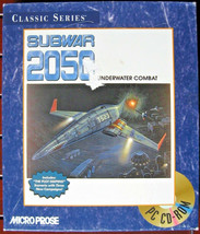 Microprose: Subwar 2050, Future Submarine Warfare, 1994 for DOS on CD-ROM in Box - £31.14 GBP