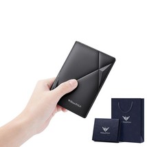 WILLIAMPOLO Mens Wallet Genuine Leather Card Holder Purse Real Cowhide Fashion D - £56.21 GBP