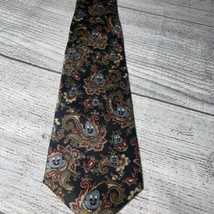 Men&#39;s Black and Gold Paisley Micky tie - $12.00