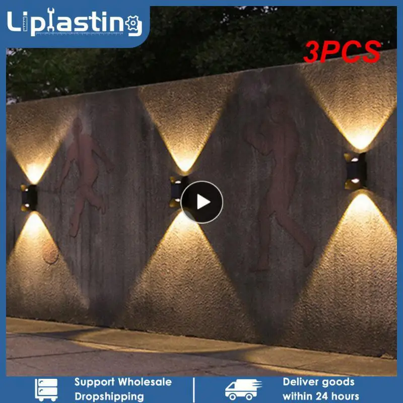 3PCS Wash Wall Lamp Waterproof Atmosphere Lamp Wireless Innovative Courtyard - £28.61 GBP