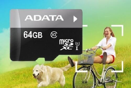 64GB ADATA Premier microSDXC Card with Adapter - UHS-I - Class-10 - AUSD... - $10.12