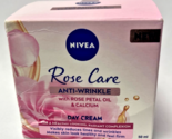 Nivea Rose Care Anti-Wrinkle With Rose Petal Oil &amp; Calcium Day Cream 1.7... - $24.46