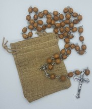 First Holy Communion Rosary Olive Wood Rosario de Primera Comunión Mader... - $13.86