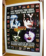 Kiss Poster The Very Best Of Explosive Hits Band Face Shots Album Covers - $89.56
